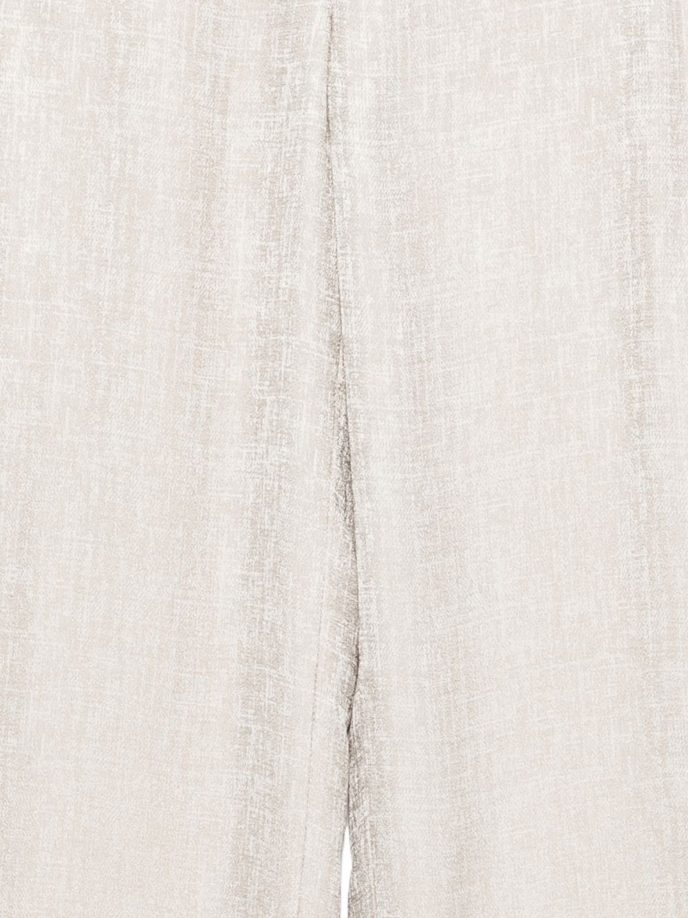 Emporio Armani Capsule PRE Trousers — Beige straight-leg trousers