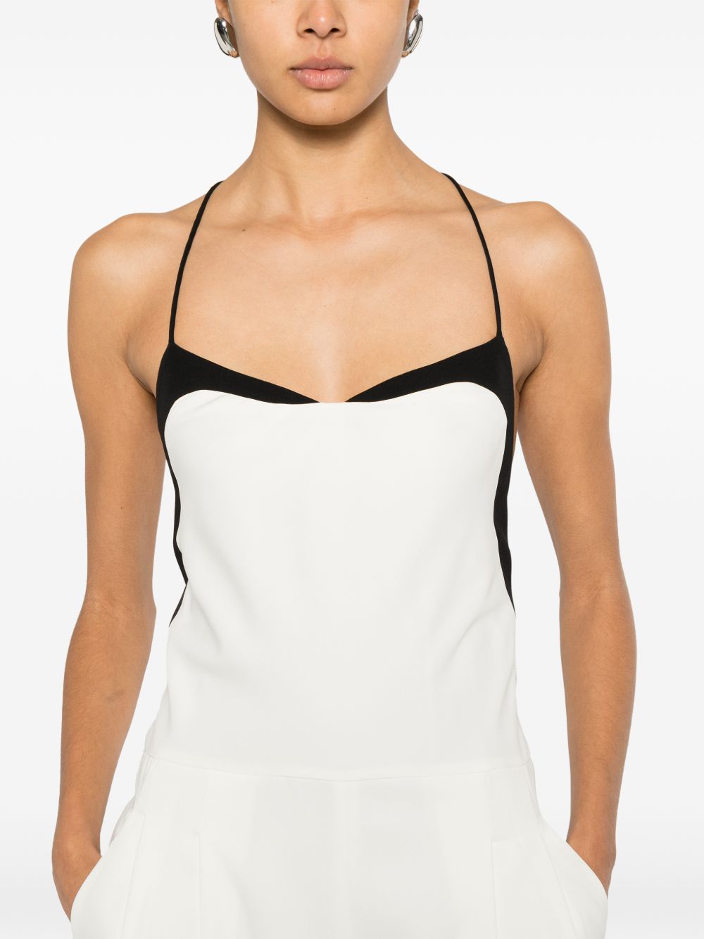 Tom Ford White Jumpsuit — Silk Evening Camisole