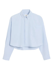 Ami Paris Shirts Clear Blue