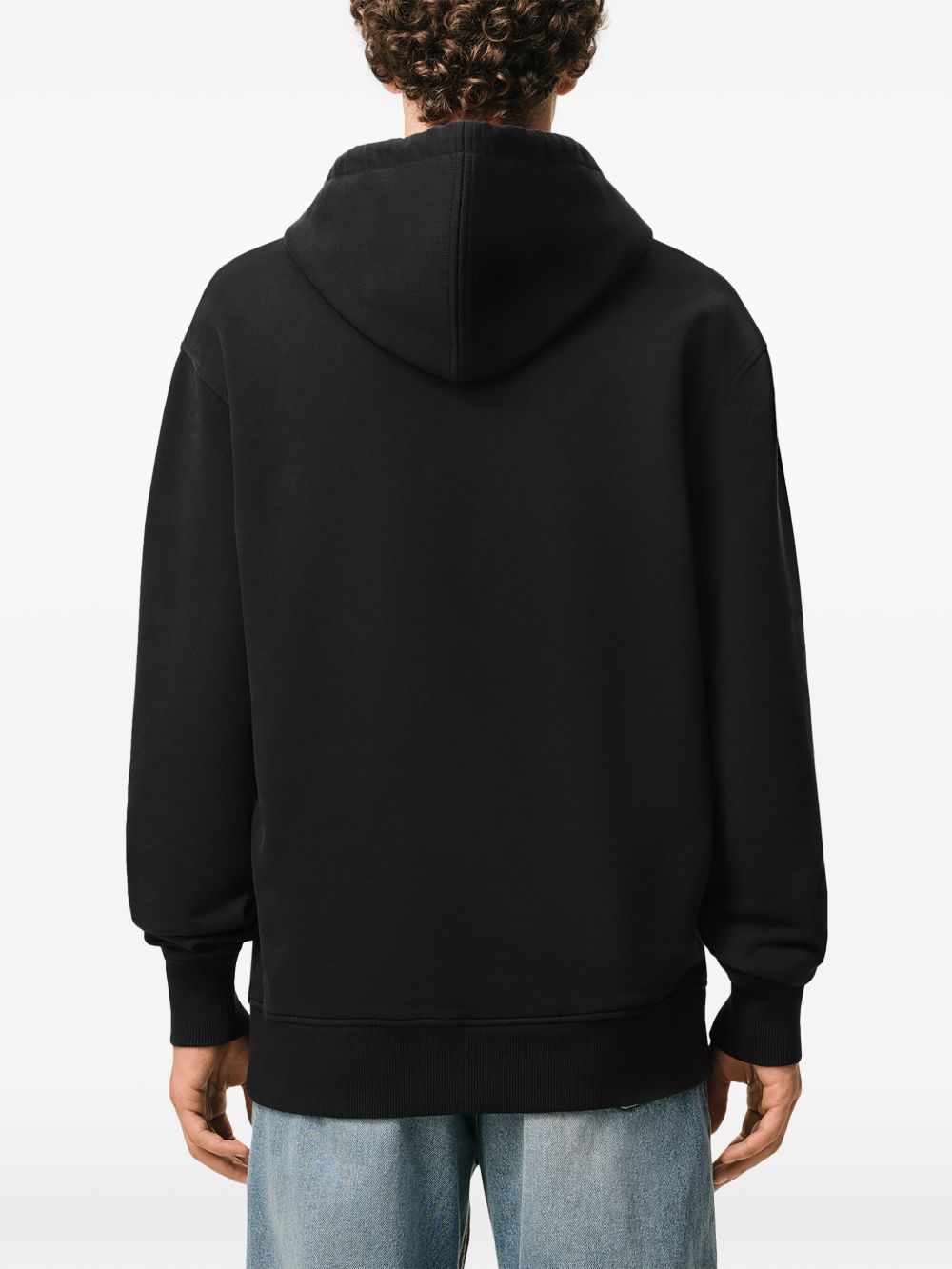 Ami Paris Ami De Coeur Cotton Hoodie — Black Topwear