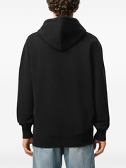 Ami Paris Ami De Coeur Cotton Hoodie — Black Topwear