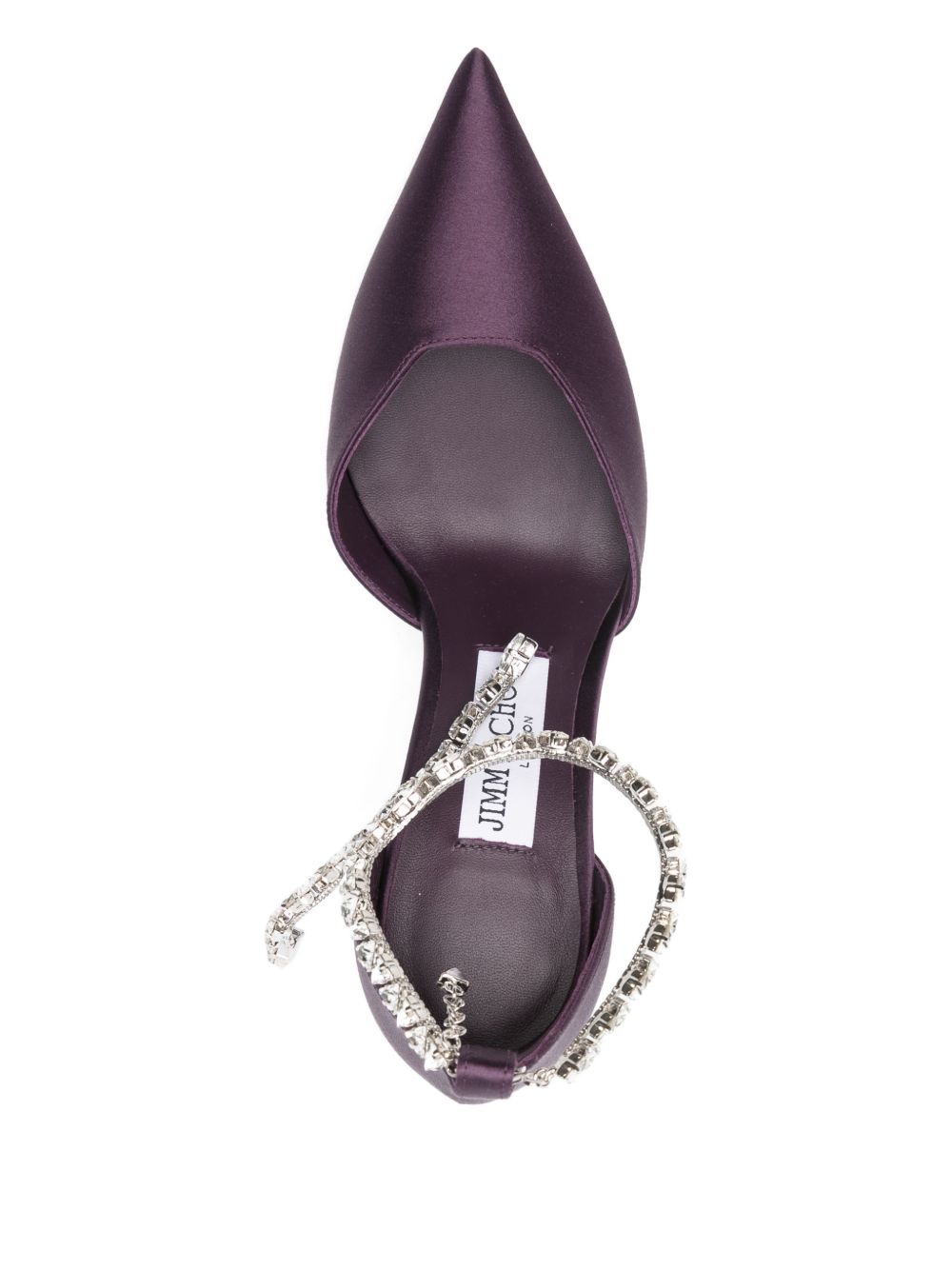 Jimmy Choo High Heel Pumps — Bordeaux Leather Stevie