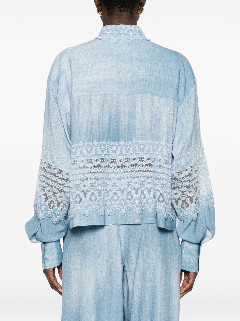 Ermanno Scervino Shirts Clear Blue