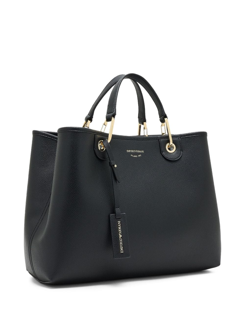 Emporio Armani Black Shopper Bag — MyEA Medium