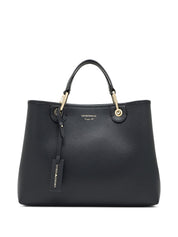 Emporio Armani Black Shopper Bag — MyEA Medium