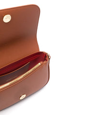 Emporio Armani Leather Brown Shoulder Bag