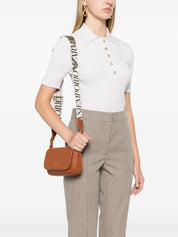 Emporio Armani Leather Brown Shoulder Bag