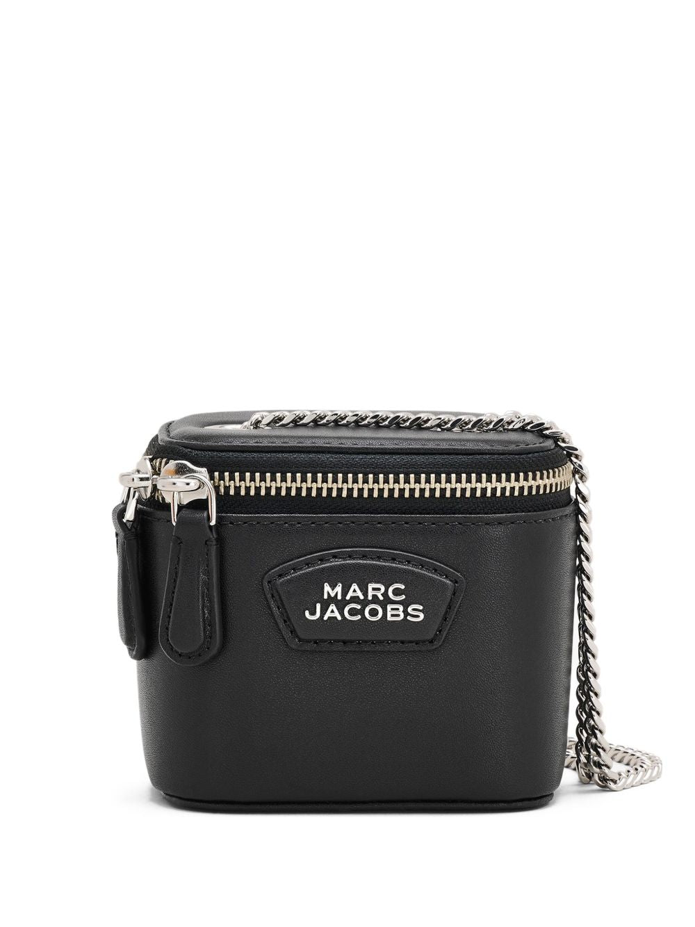 Marc Jacobs Black Mini Vanity Case — Clutch with Chain Strap