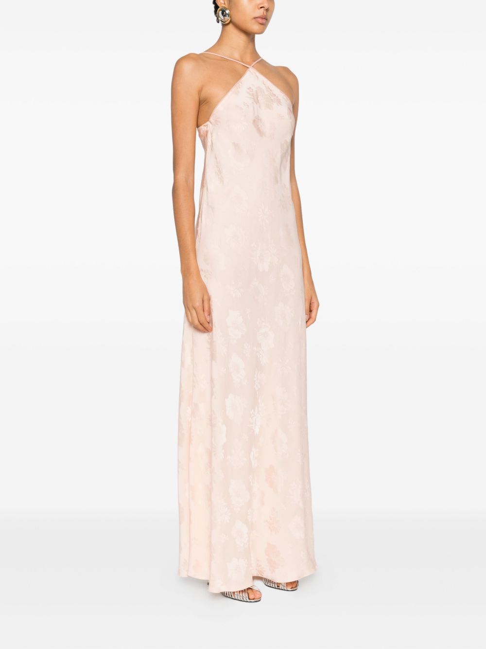 Forte Forte Dresses Powder — Powder-Soft Floral Midi