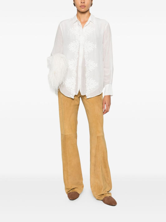 Forte Forte White Embroidered Shirt