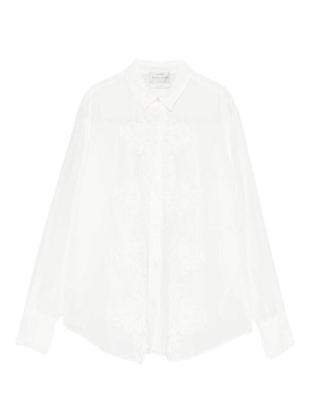 Forte Forte White Embroidered Shirt