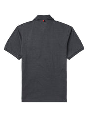 Thom Browne Grey T‑shirts & Polos — Refined Cotton Tops