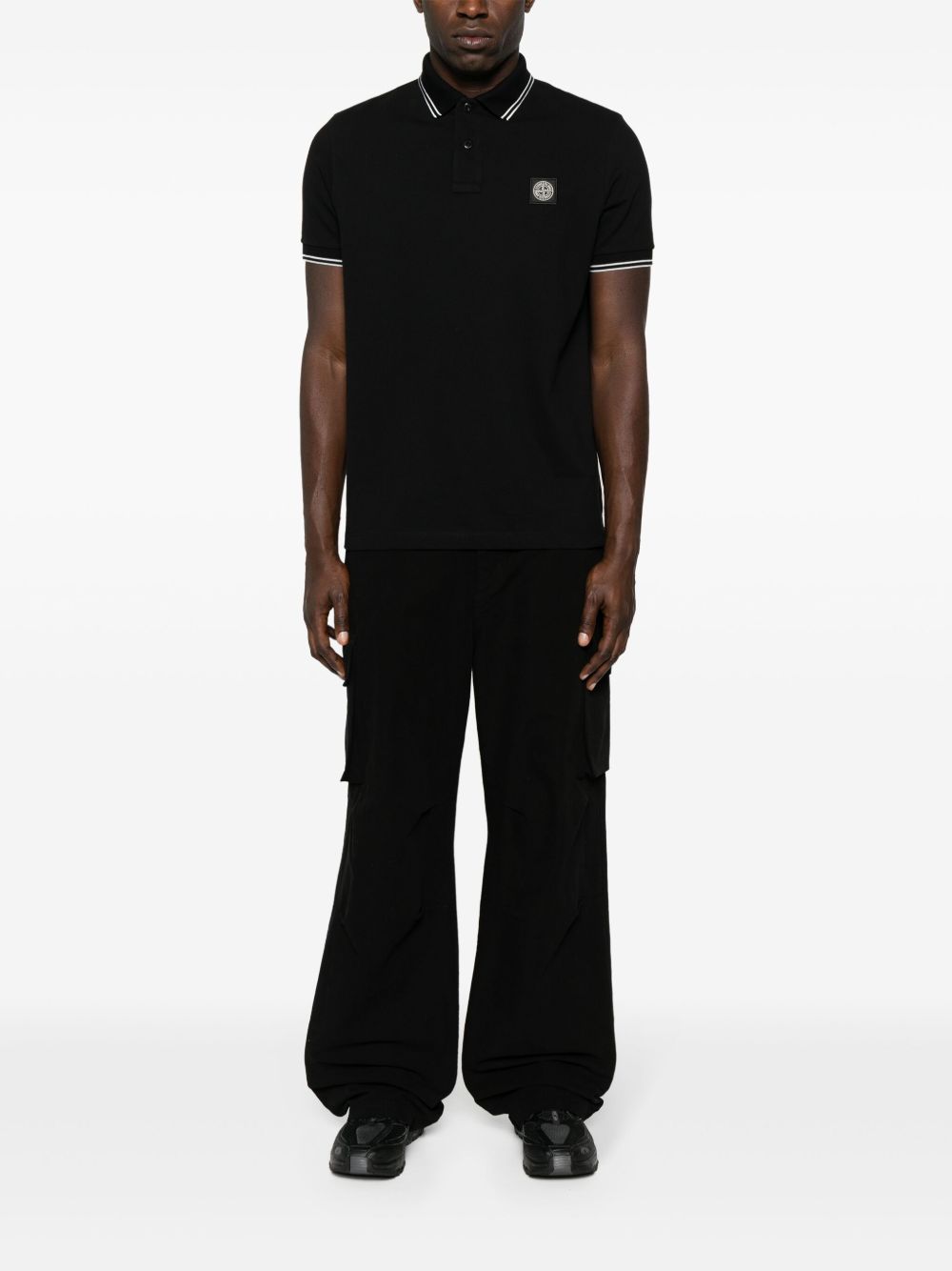 Stone Island T-shirts and Polos Black