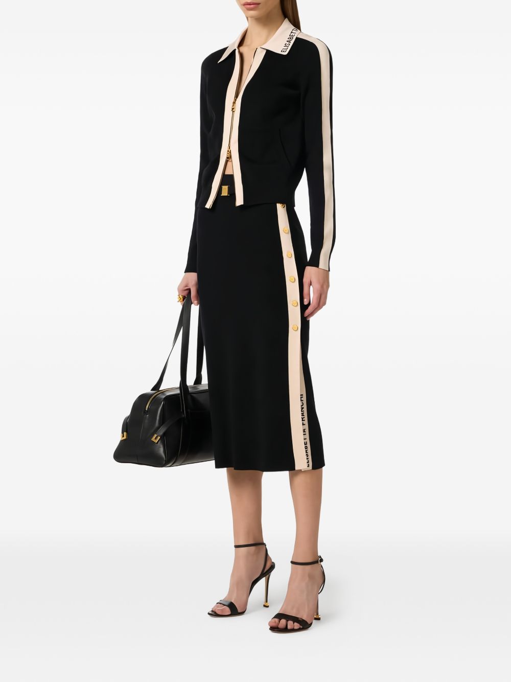 Elisabetta Franchi Sweaters Black