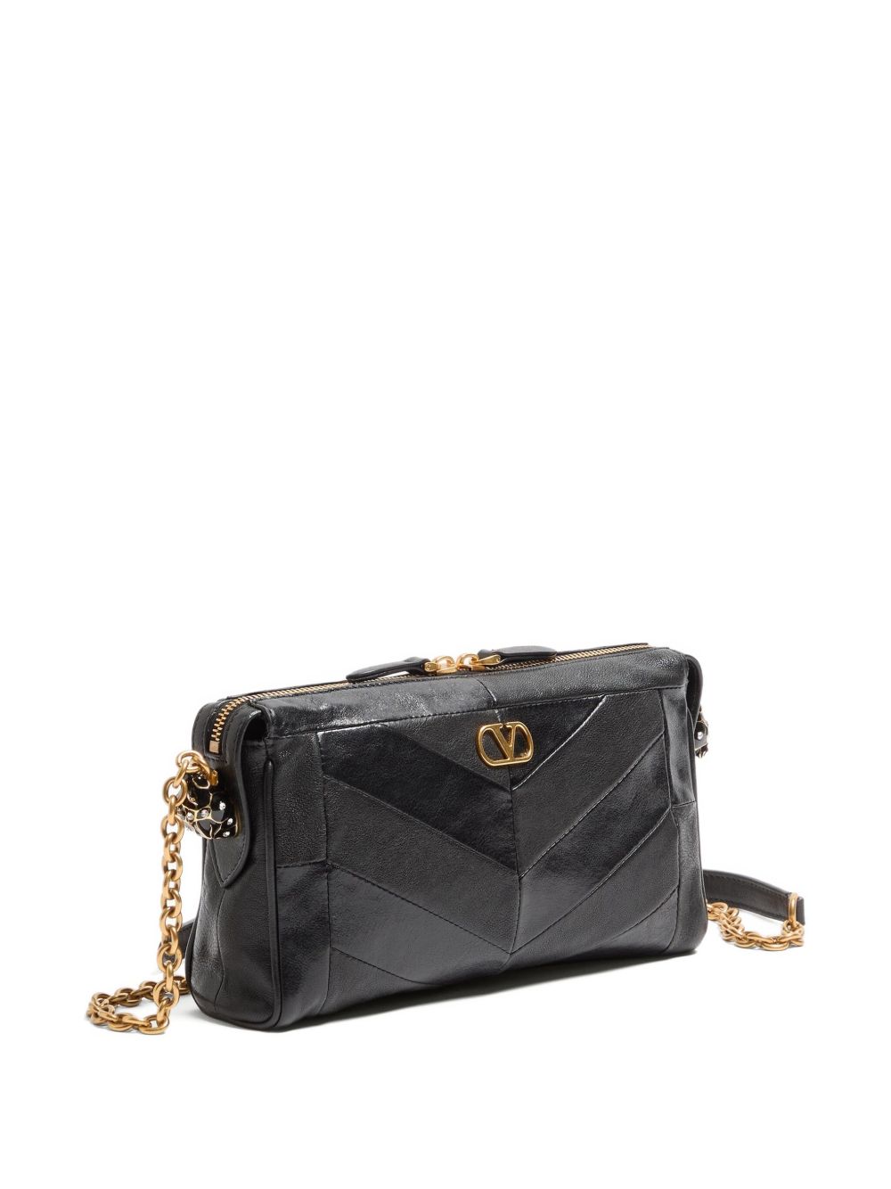 Valentino Garavani Black Shoulder Bag — Panthea Small