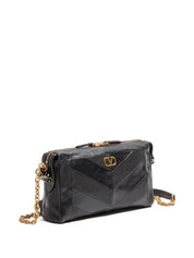 Valentino Garavani Black Shoulder Bag — Panthea Small