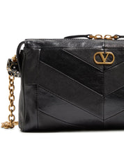 Valentino Garavani Black Shoulder Bag — Panthea Small