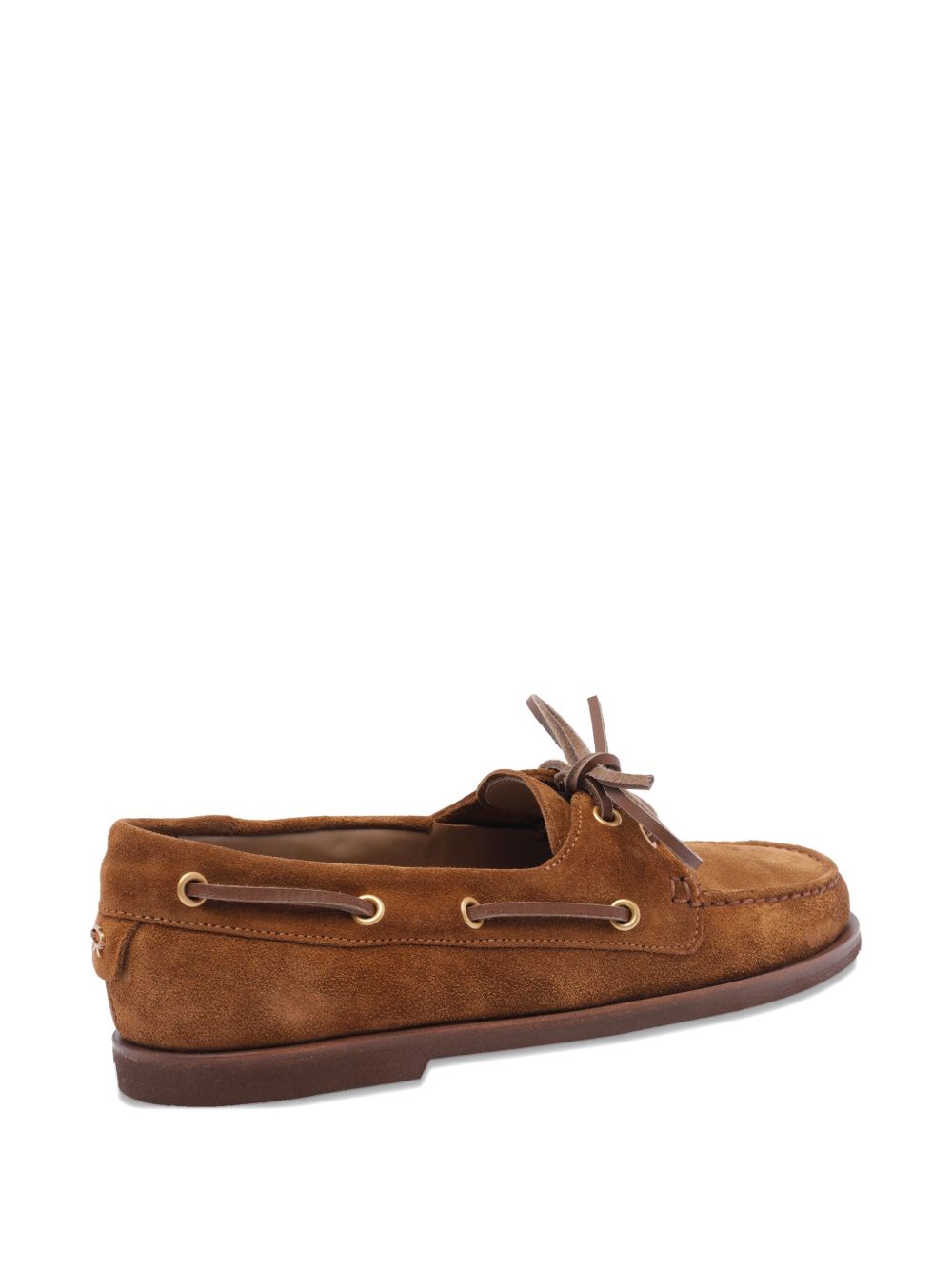 Gianvito Rossi Brown Flat Moccasins