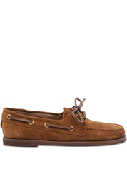 Gianvito Rossi Brown Flat Moccasins