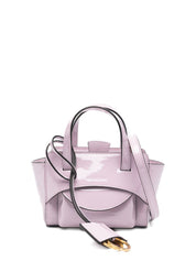 Lilac Flap XS Leather Shopper — HIDESINS Bags