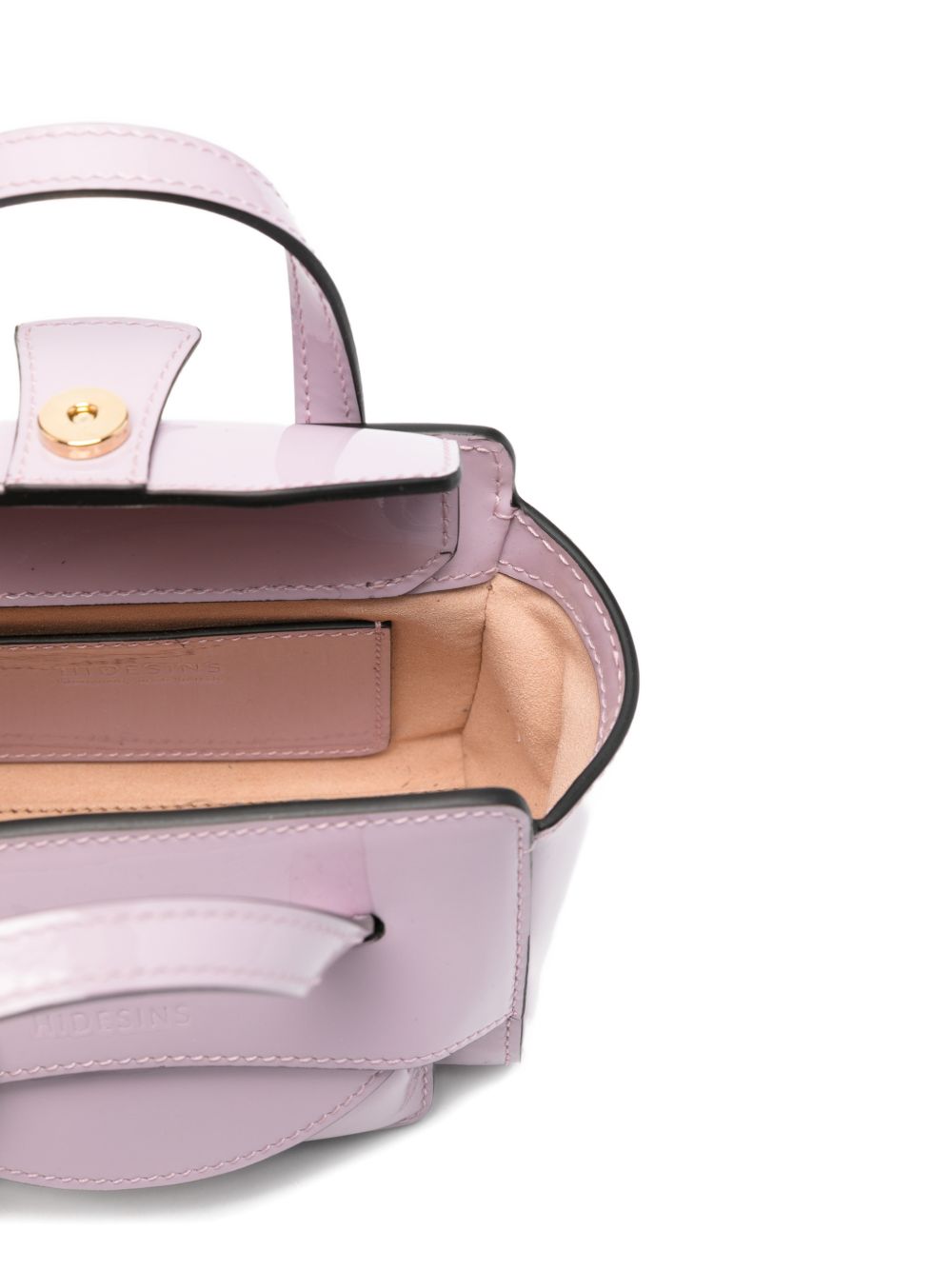Lilac Flap XS Leather Shopper — HIDESINS Bags