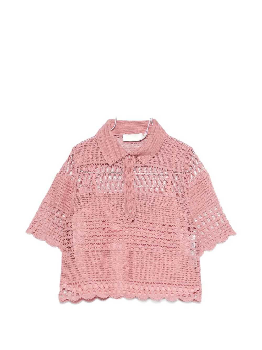 Zimmermann Top Pink — Wanderlust Crochet Polo