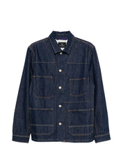 PS By Paul Smith Jackets Blue — Cotton Button Jacket