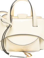 Yellow Leather Shopper Bag — HIDESINS Flap XS