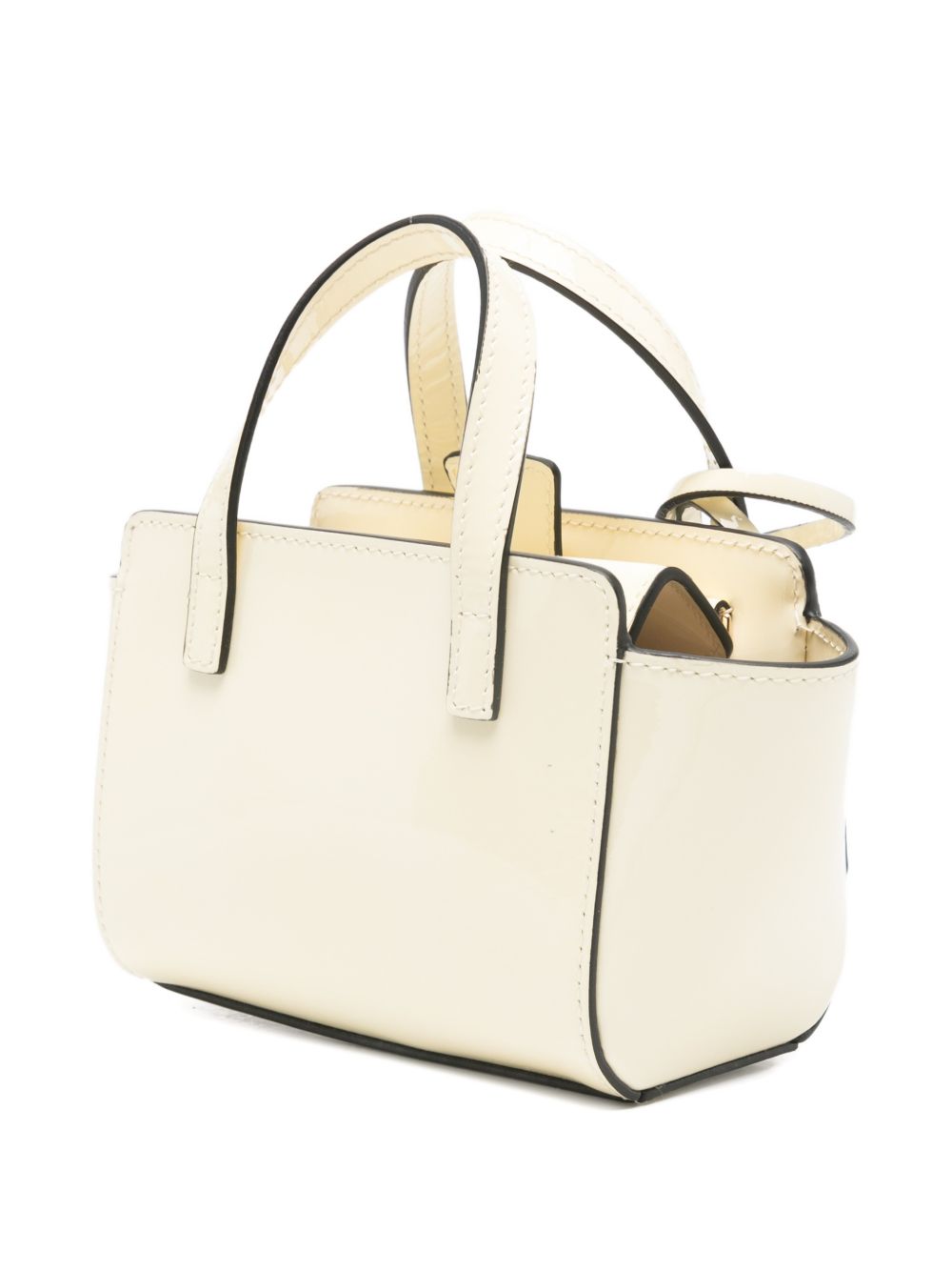 Yellow Leather Shopper Bag — HIDESINS Flap XS