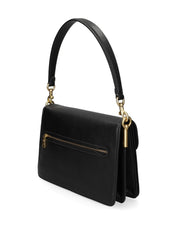 Black Coach Silk & Nylon Tabby Chain Shoulder Bag