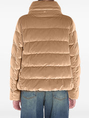 Herno Camel Short Quilted Jacket