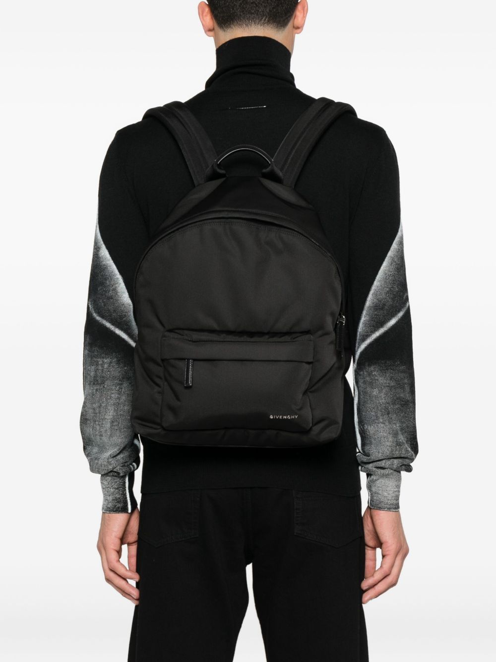 Givenchy Black Backpack — Essential Nylon for Men