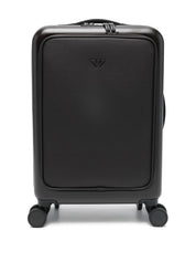 Emporio Armani Brown Suitcases — Refined Business Travel