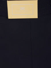 Elisabetta Franchi Black Belted Shorts