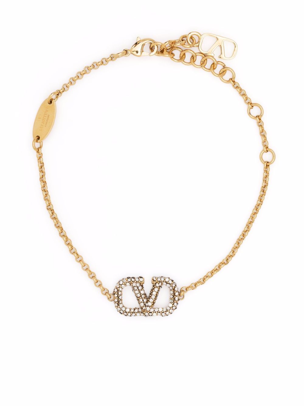 Valentino Garavani Bijoux Golden VLogo Bracelet