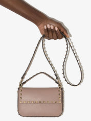 Valentino Garavani Powder Rockstud Mini Clutch