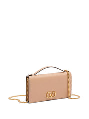 Valentino Garavani Pink Clutch — VLogo Wallet-on-Chain