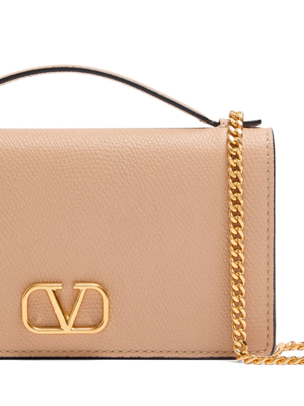 Valentino Garavani Pink Clutch — VLogo Wallet-on-Chain