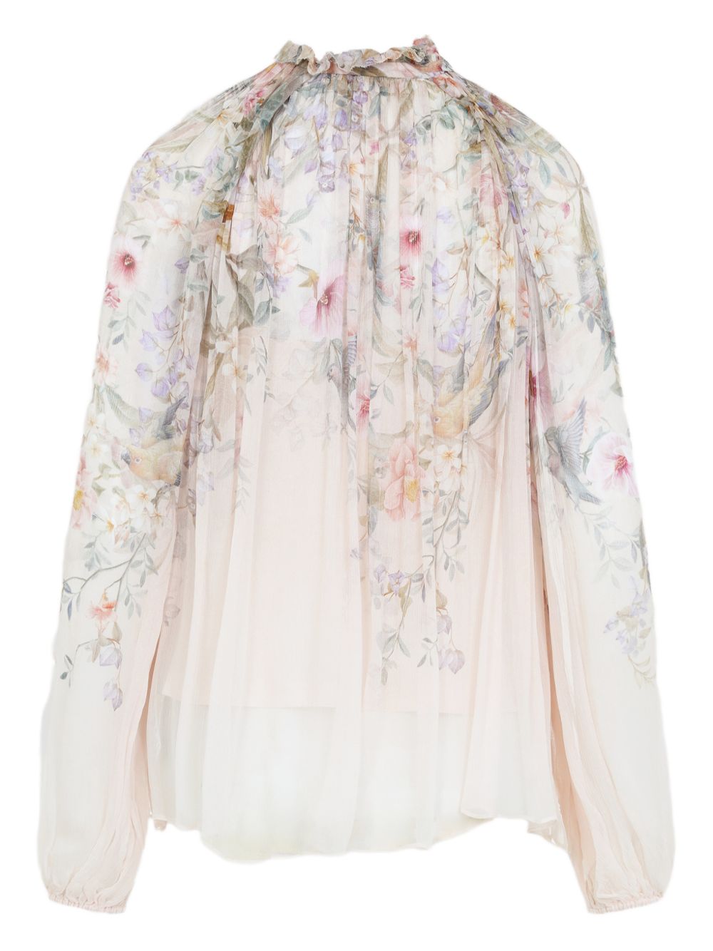 Zimmermann beige shirt — Rebellion printed blouse