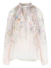 Zimmermann beige shirt — Rebellion printed blouse