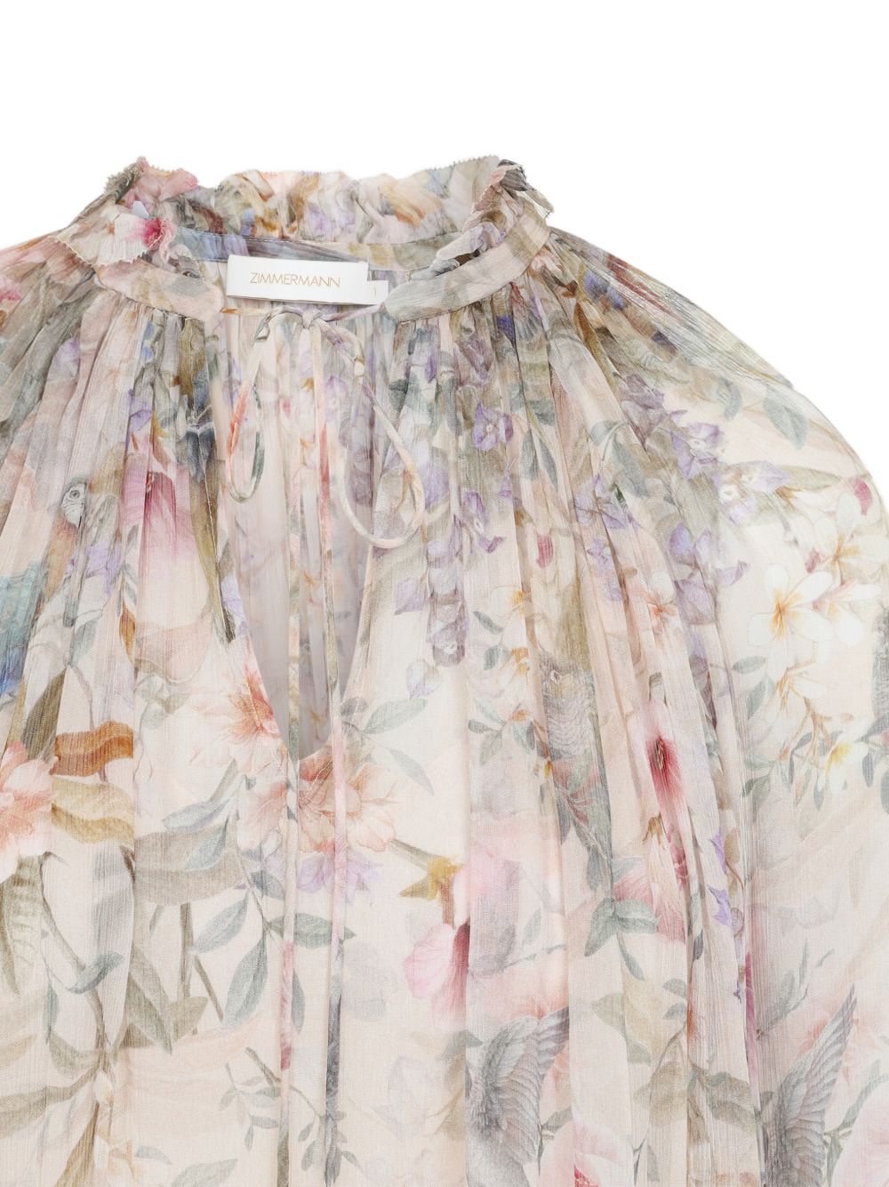 Zimmermann beige shirt — Rebellion printed blouse