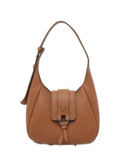 Hogan Leather Brown Shoulder Bag