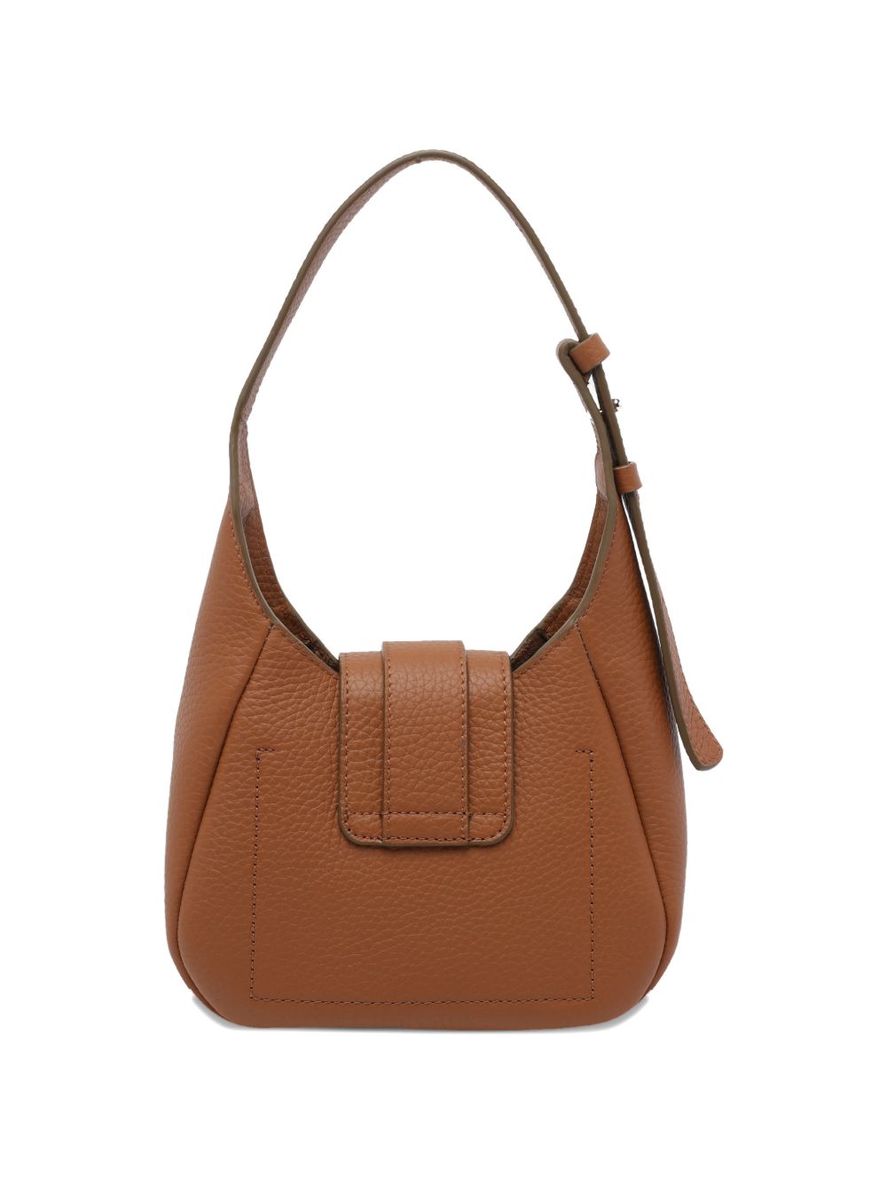 Hogan Leather Brown Shoulder Bag