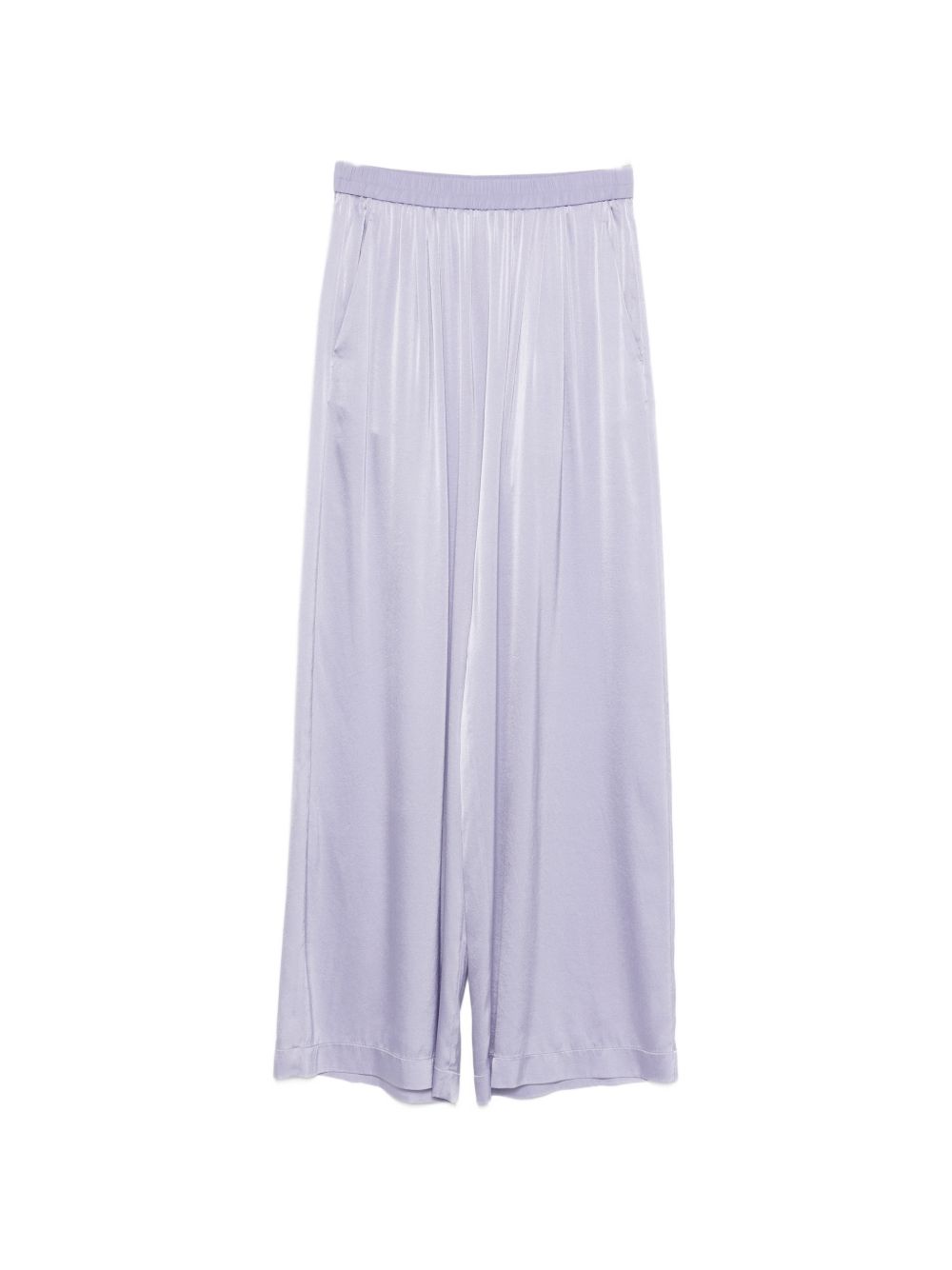 Forte Forte Lilac Silk Satin Trousers