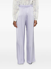 Forte Forte Lilac Silk Satin Trousers