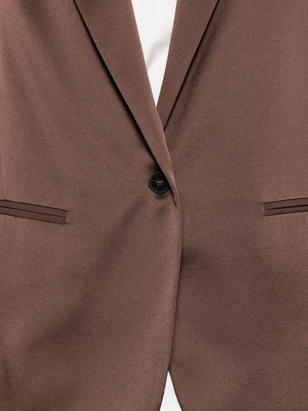 Forte Forte Brown Jacket — Single‑Breasted Elegance