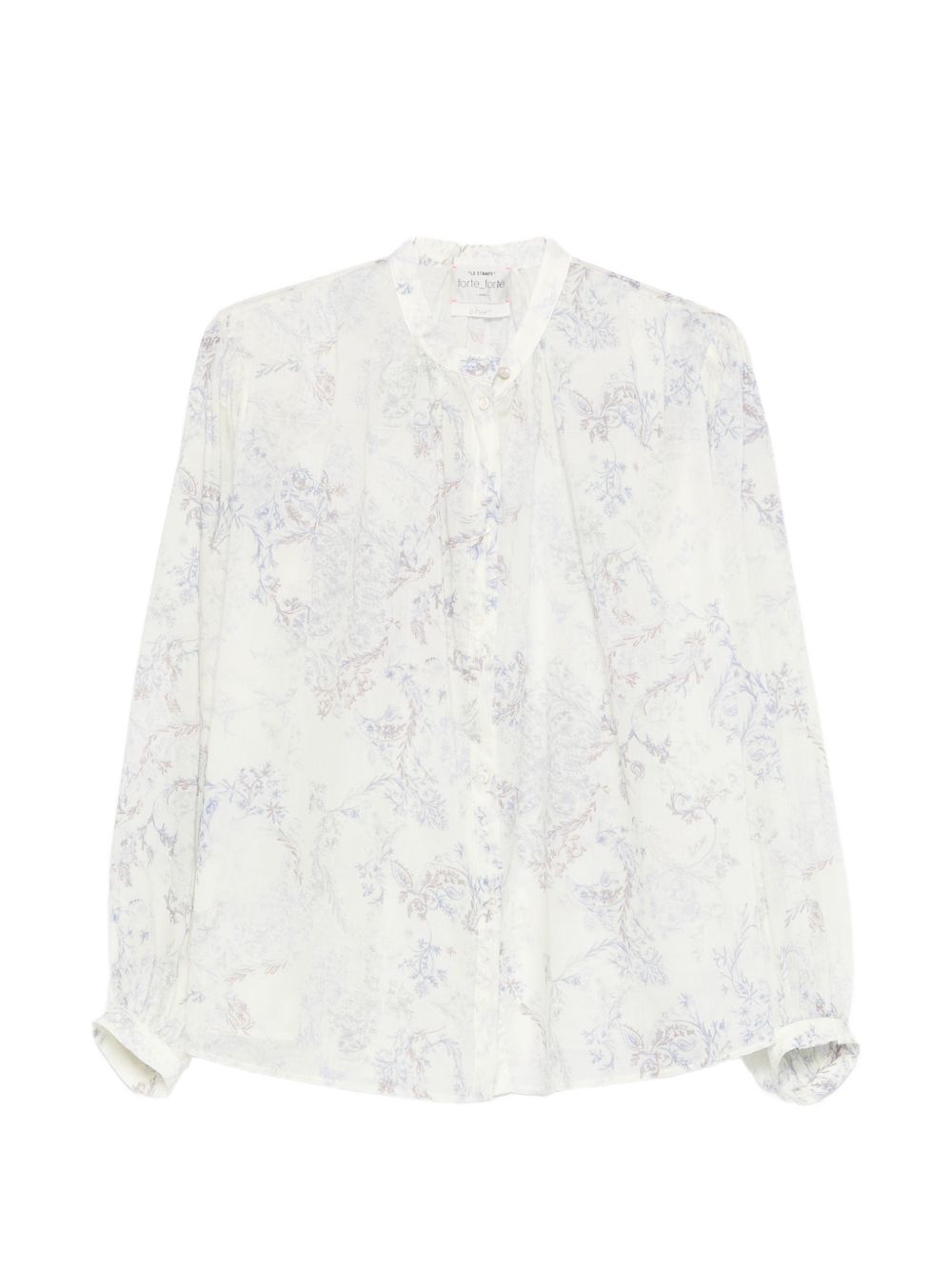Forte Forte Powder Shirt — Printed Cotton Luxe