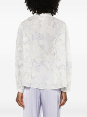 Forte Forte Powder Shirt — Printed Cotton Luxe