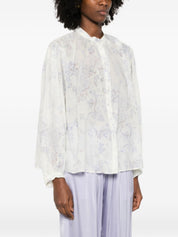 Forte Forte Powder Shirt — Printed Cotton Luxe