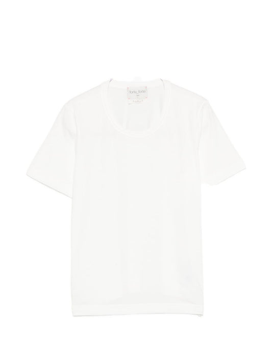 Forte Forte White Organic Cotton T‑Shirts & Polos